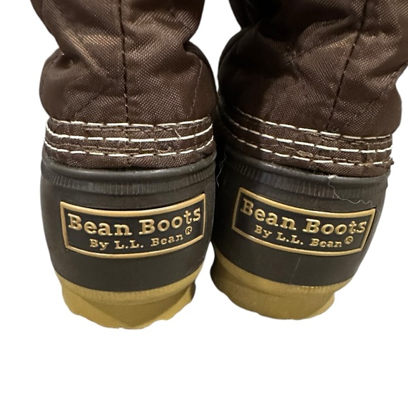 Women’s LL Bean Shearling Lined Quilted Snow Duck Boots, Size 6 M. - Picture 5 of 10